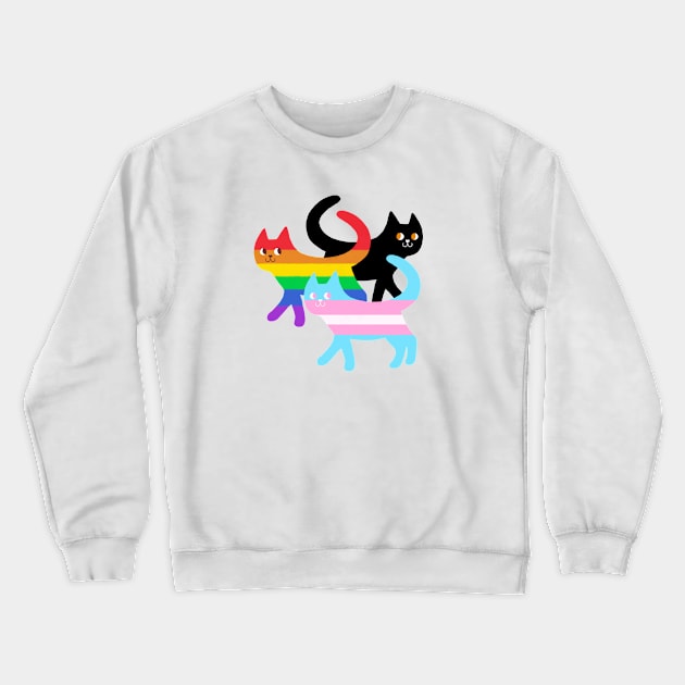 Pride + BLM Crewneck Sweatshirt by DebbieMongrel